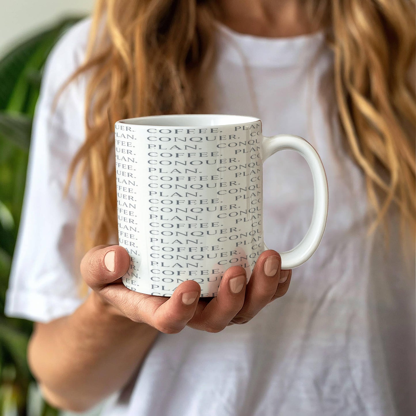 Plan, Conquer, Plan Coffee Mug