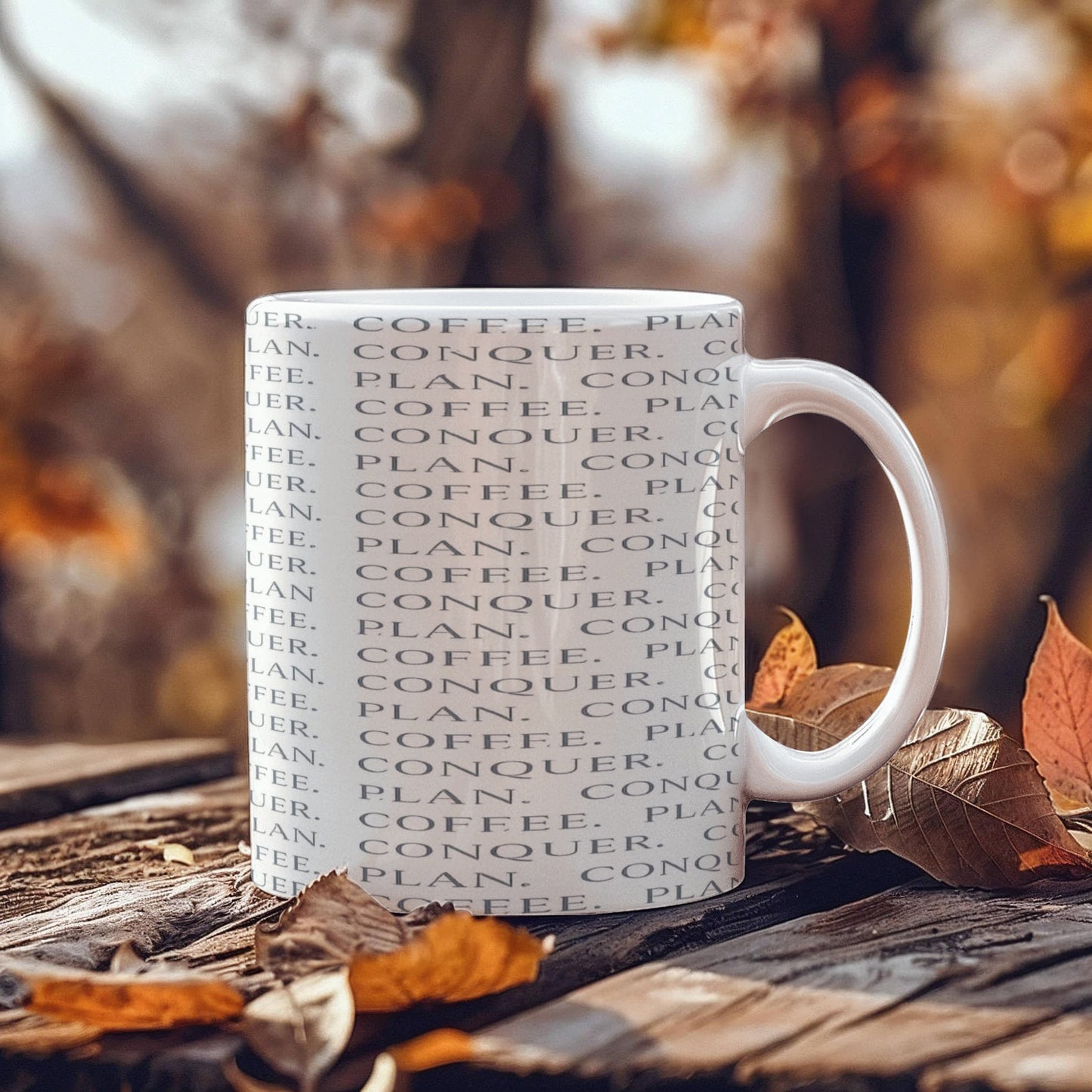 Plan, Conquer, Plan Coffee Mug