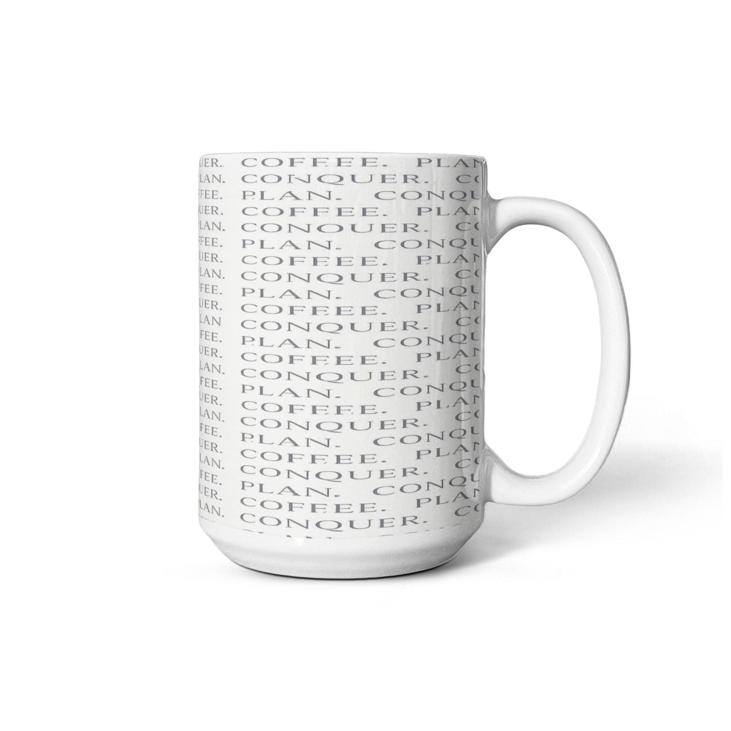 Plan, Conquer, Plan Coffee Mug