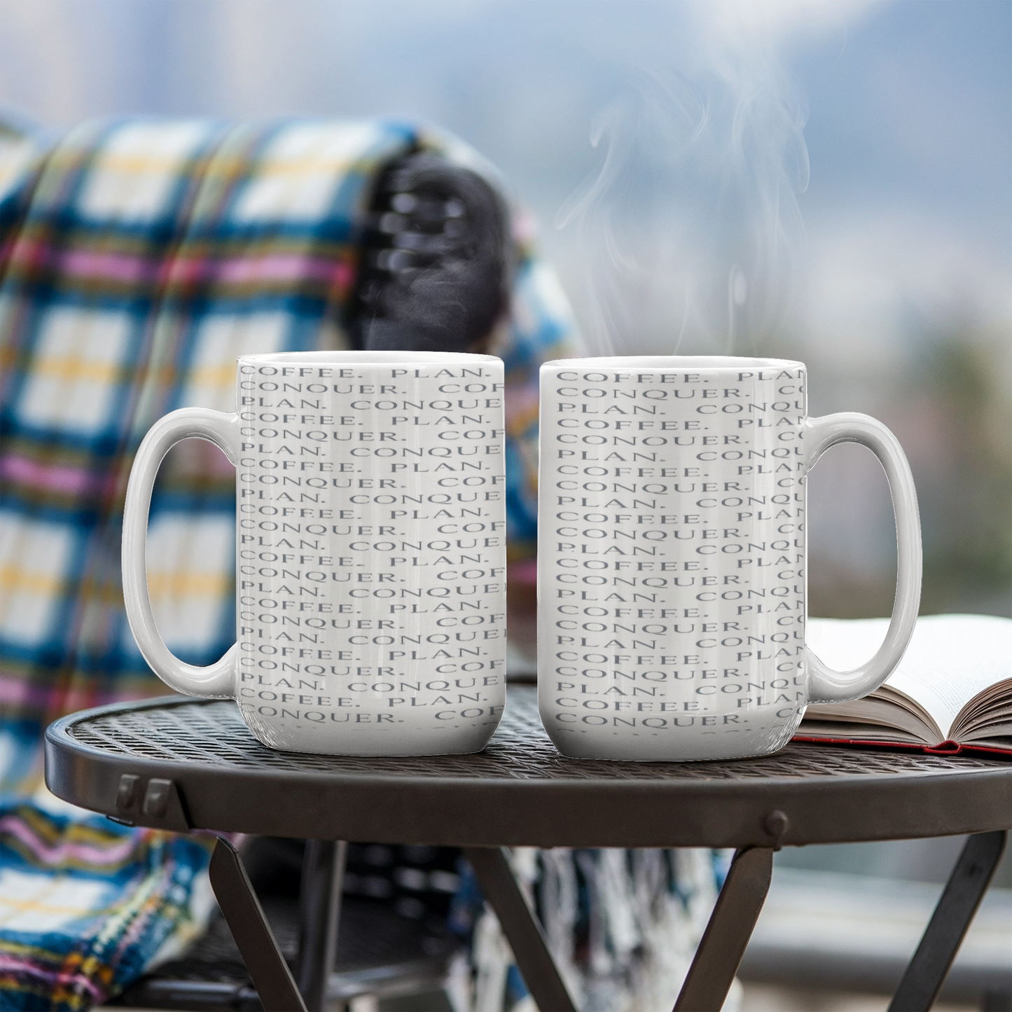 Plan, Conquer, Plan Coffee Mug