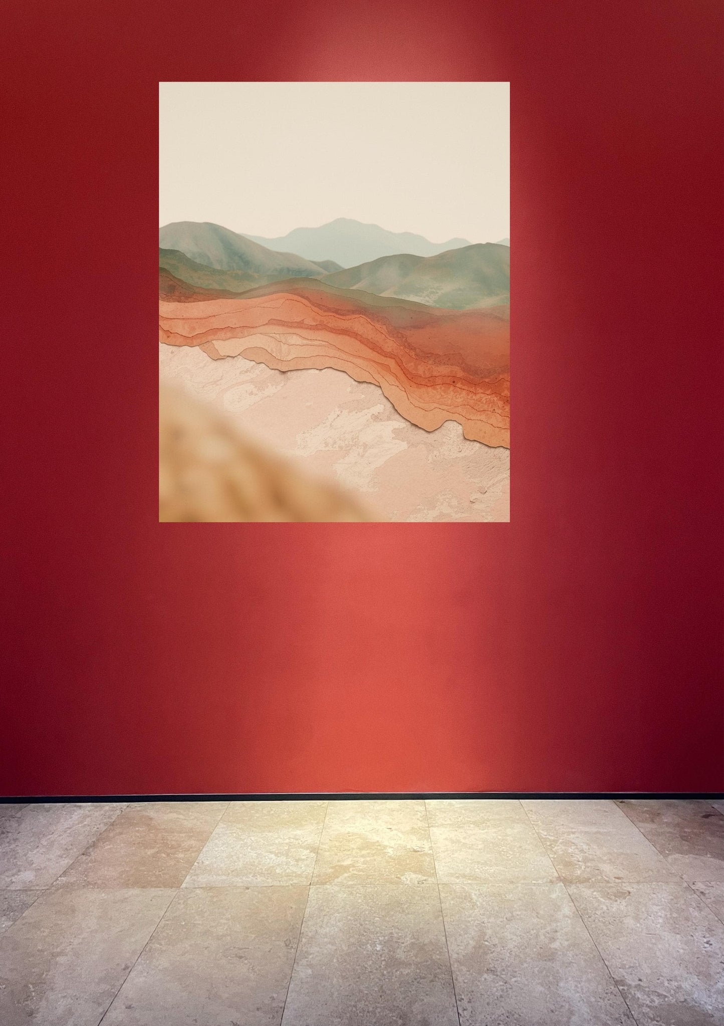 Abstract Desert Landscape Wall Art | Boho Earth Tone Digital Prints (Digital Download)