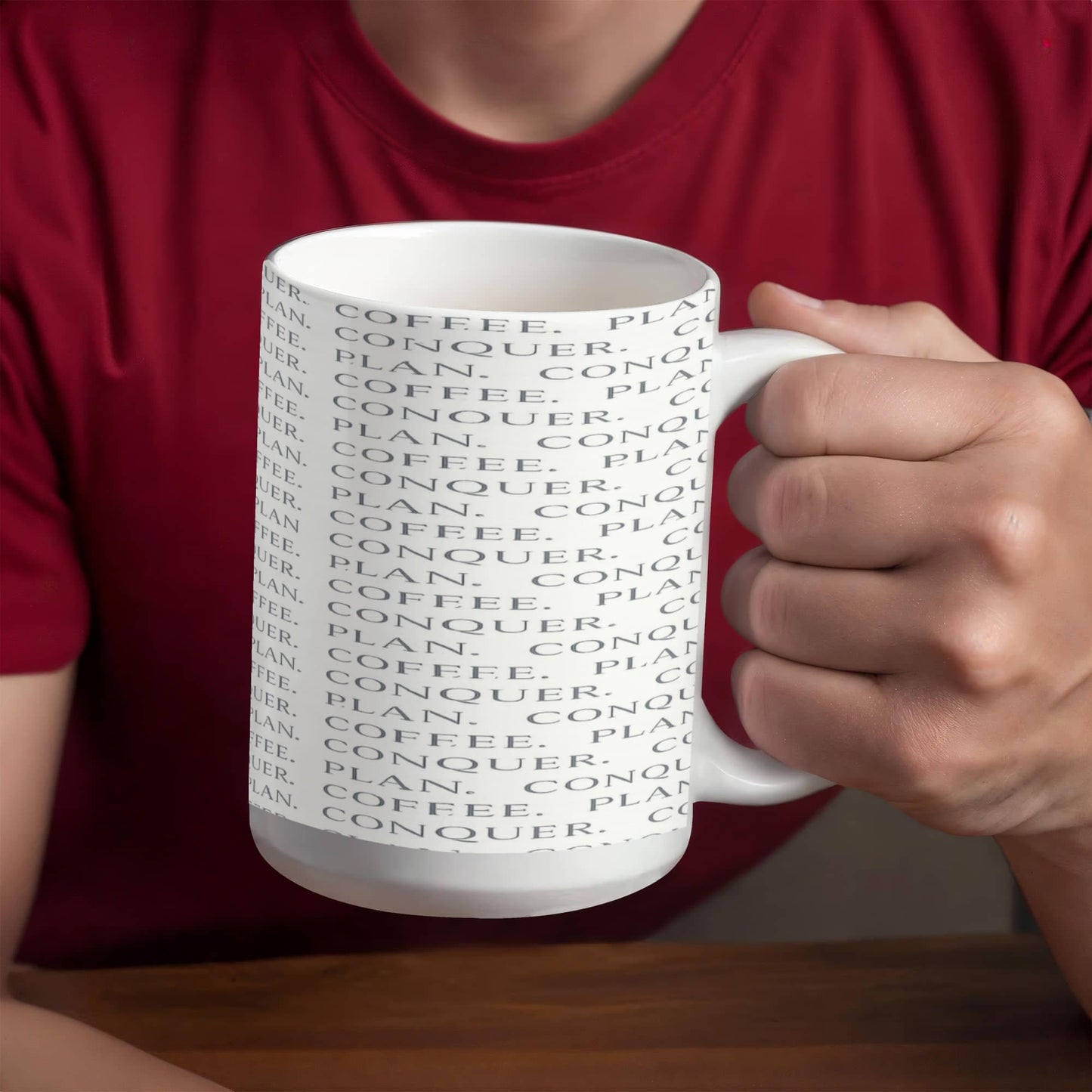 Plan, Conquer, Plan Coffee Mug