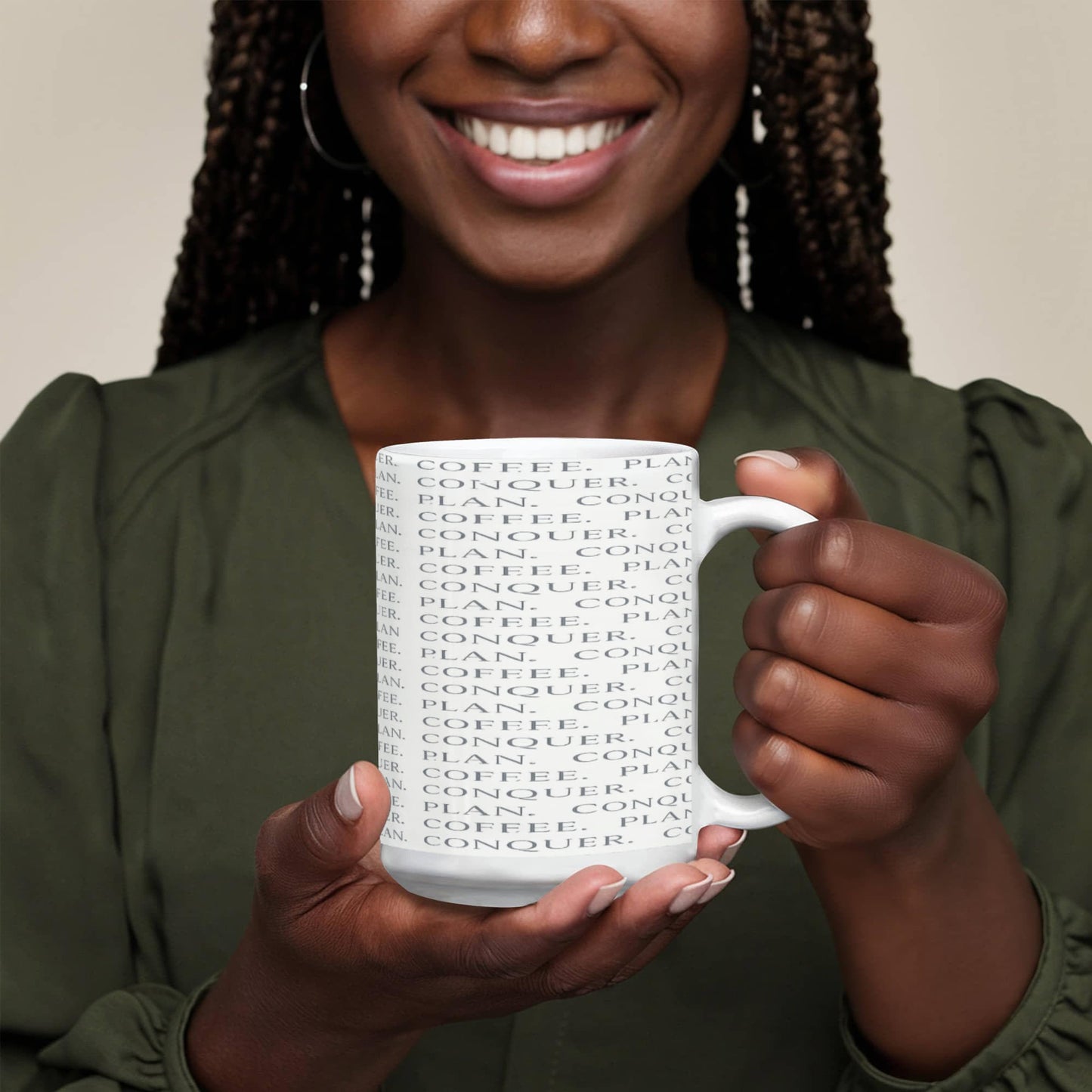 Plan, Conquer, Plan Coffee Mug